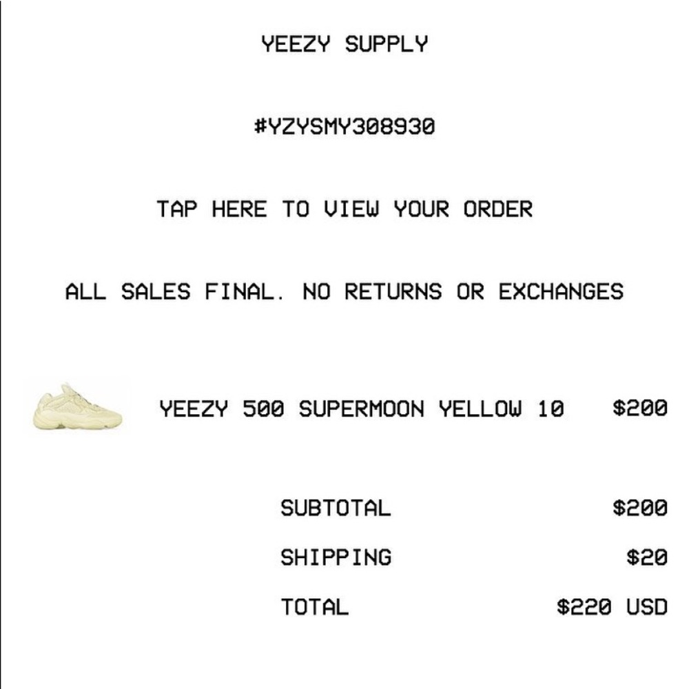 Yeezy boost 500
